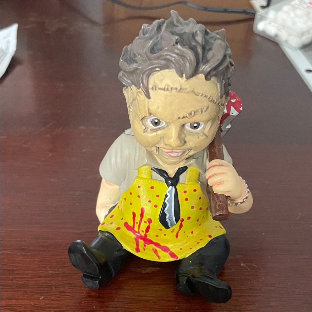 Kids Action Figure with Yellow Apron and Axe